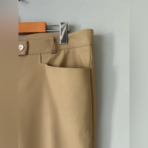 Maison Common germany Light Brown Women's Cuffed Pants Size 42 great condition - Picture 7 of 9